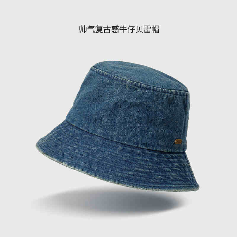 バケットハット 風合い豊かな味わいデニムバケット