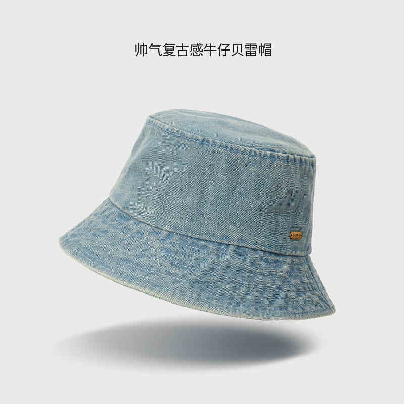 バケットハット 風合い豊かな味わいデニムバケット