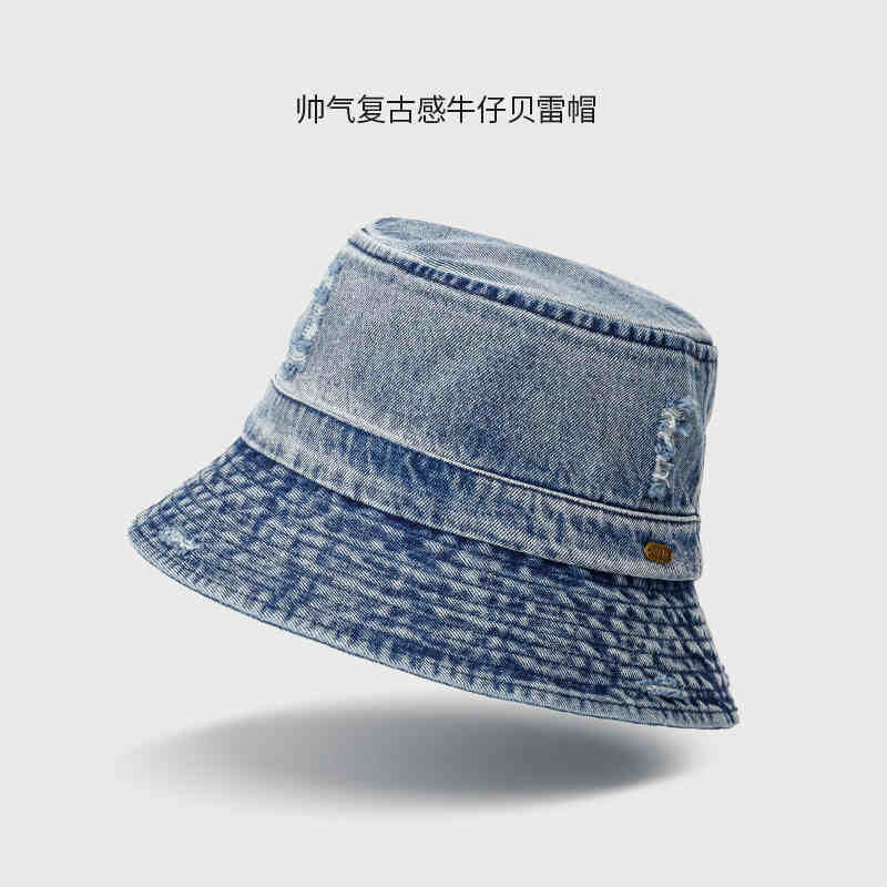 バケットハット 風合い豊かな味わいデニムバケット