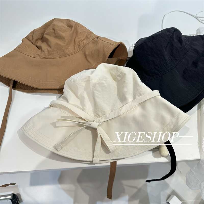 バケットハット　季節を彩る紐付きバケットハット