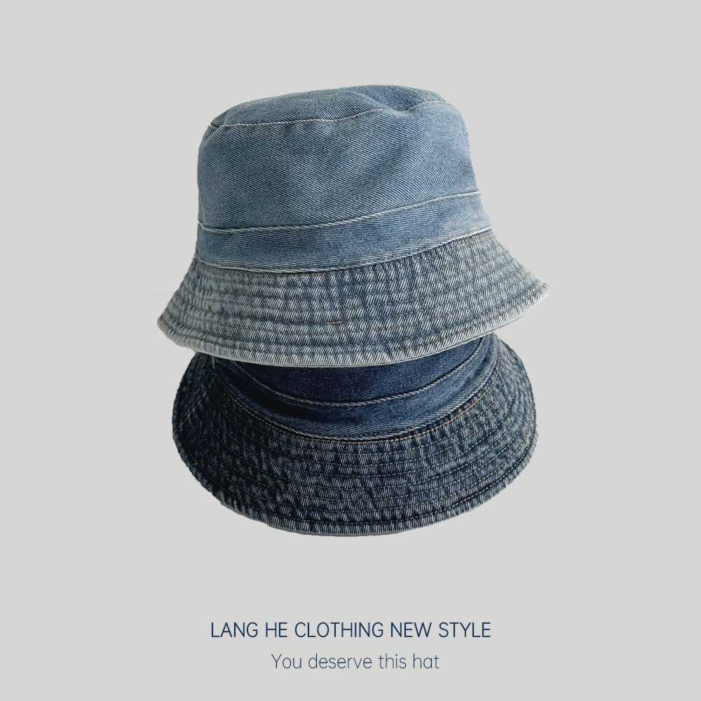 バケットハット 日系風合いデニムバケットハット