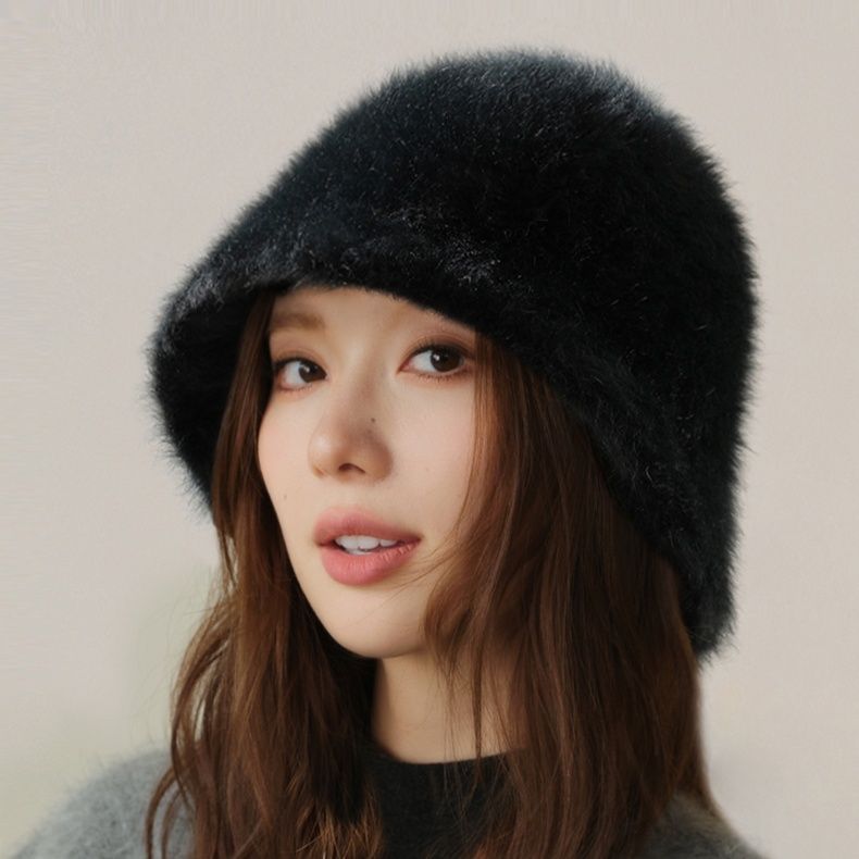 ふわもこあったかバケットハット