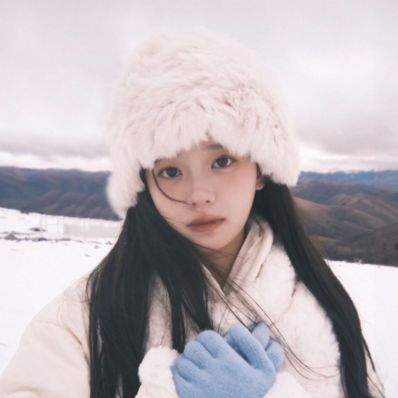 バケットハット ふわふわファーバケットハット