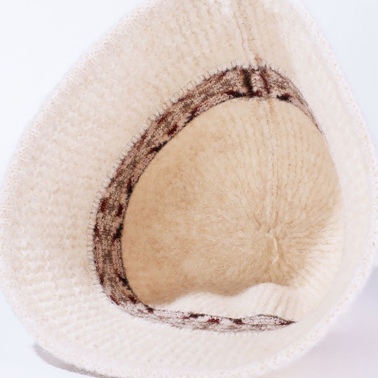 バケットハット 民族風模様　編み込み　バケットハット