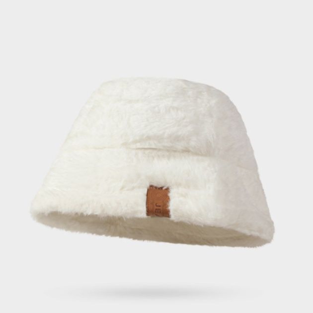 バケットハット 柔らか起毛素材のアニマル柄バケットハット