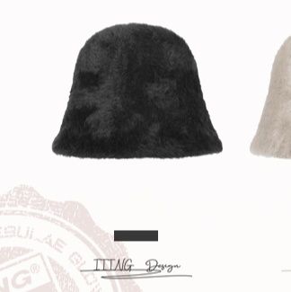 バケットハット ふわふわもこもこファー素材のあったかバケットハット