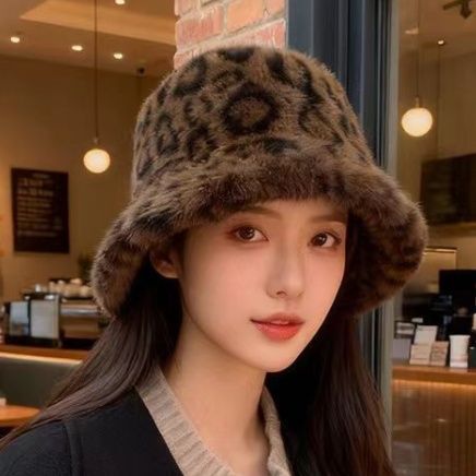 バケットハット もこもこファー素材のあったかバケットハット