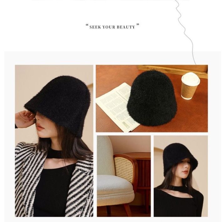 バケットハット ふわもこ冬物語バケットハット