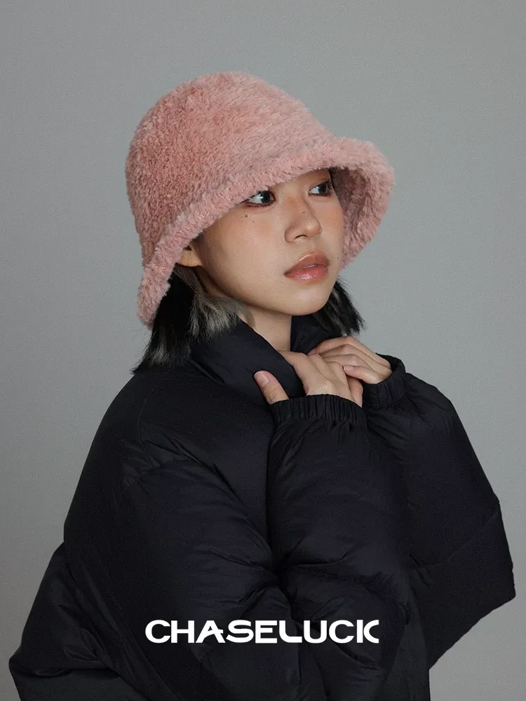 バケットハット もこもこ冬の優しさバケットハット