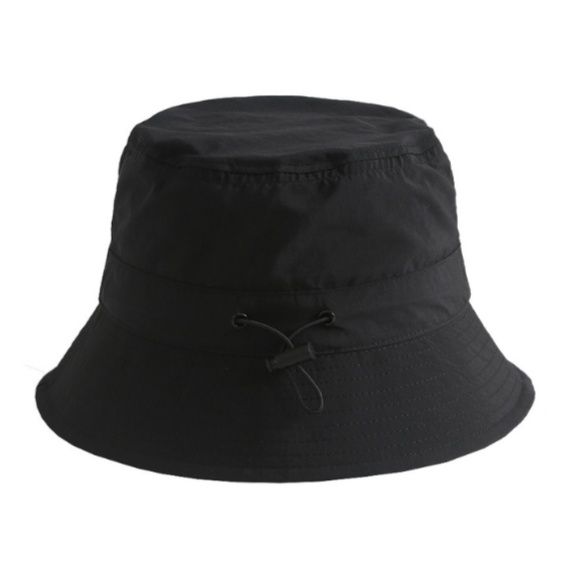 バケットハット 軽量 速乾性 紐付きバケットハット