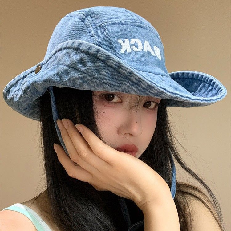 春夏 デニムバケットハット 紫外線対策 男女兼用