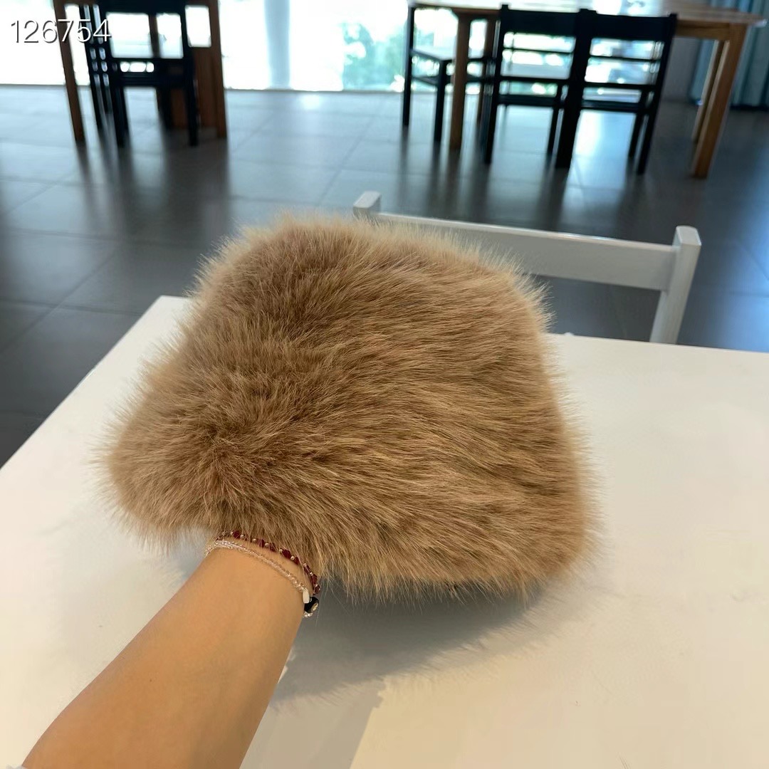バケットハット ふわもこバケットハット