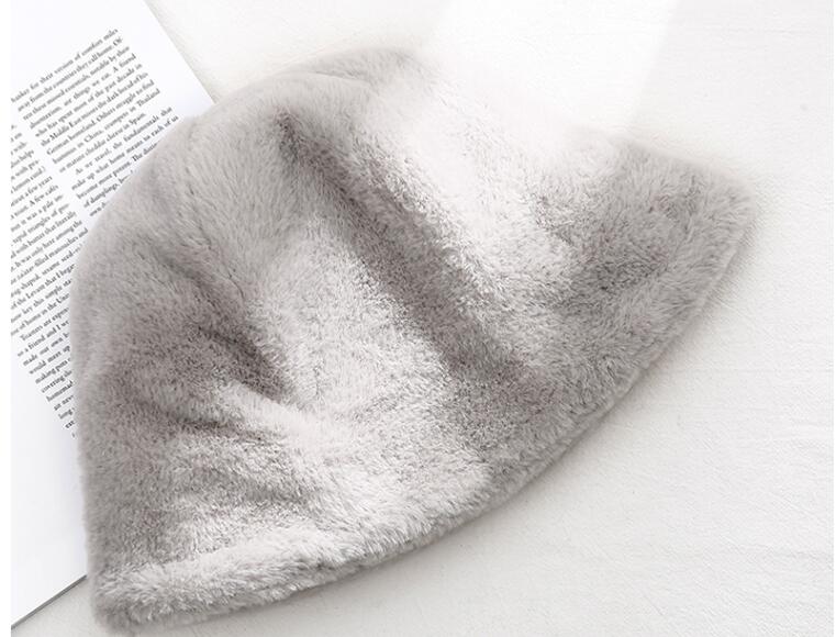 バケットハット 秋冬新作 ファー素材 暖か防寒バケット帽子