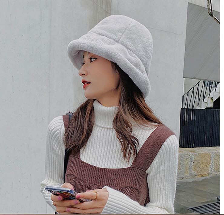 バケットハット 秋冬新作ファーバケット帽子 暖かいバケットハット