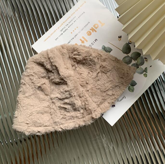 バケットハット 秋冬新作ファーバケット帽 暖かいもこもこバケットハット