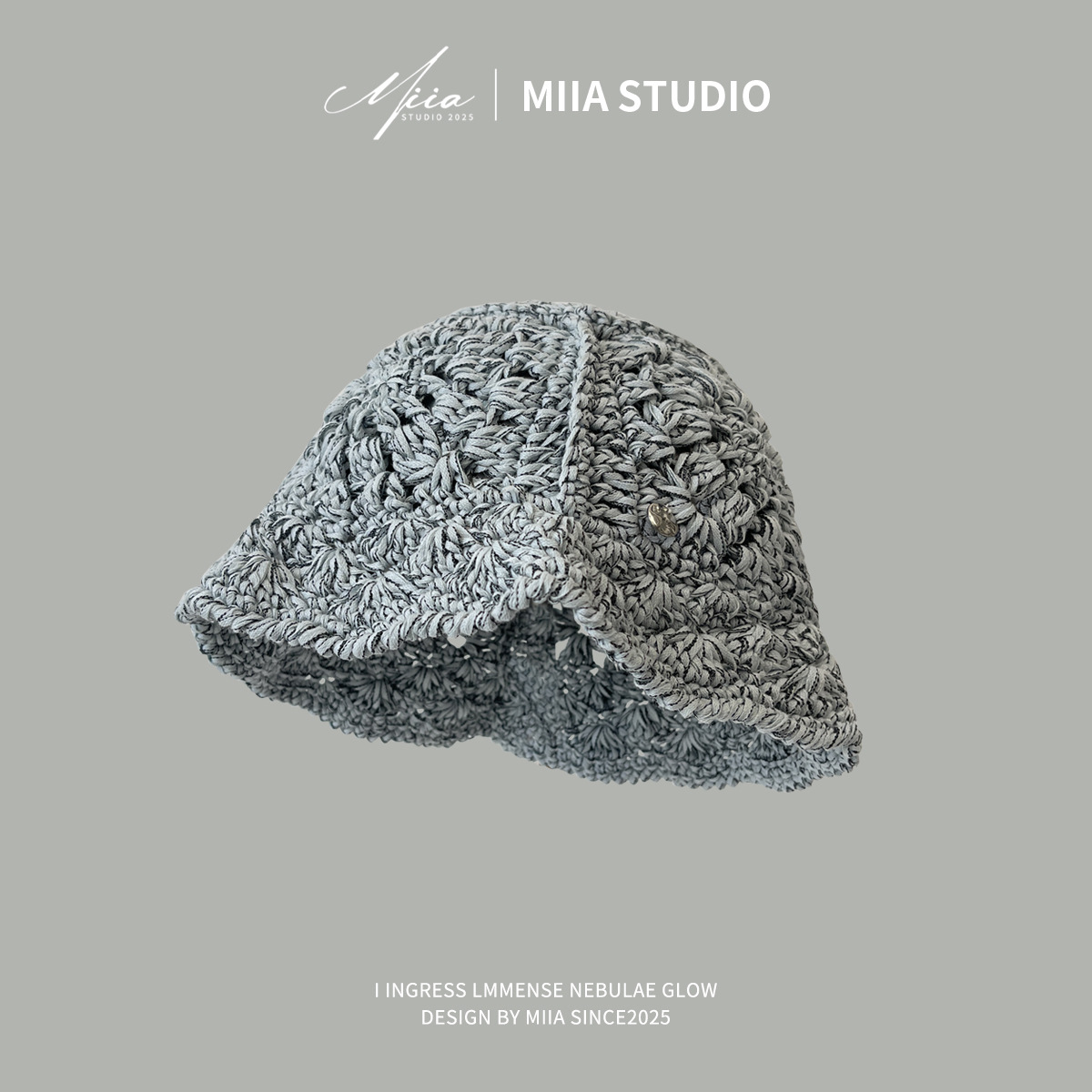 バケットハット 編み物 かぎ針編みバケットハット 女性用帽子 韓国風