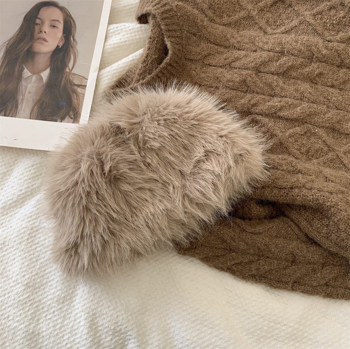 バケットハット ふわふわファーバケットハット 秋冬帽子 全5色展開