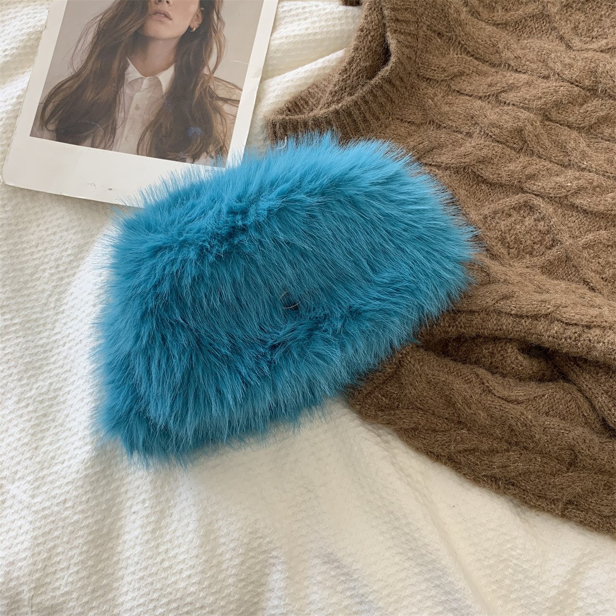 バケットハット ふわふわファーバケットハット 秋冬帽子 全5色展開