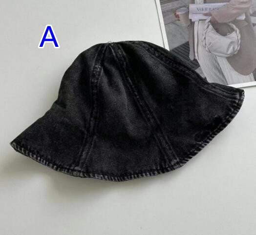 バケットハット デニム帽子 小顔効果 紫外線対策 つば広バケット帽