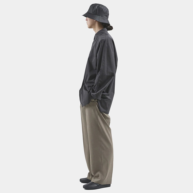 バケットハット 上質なめらかレザー調バケットハット