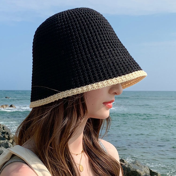 バケットハット 透かし編み 涼しげな夏の日よけ 編み物バケットハット