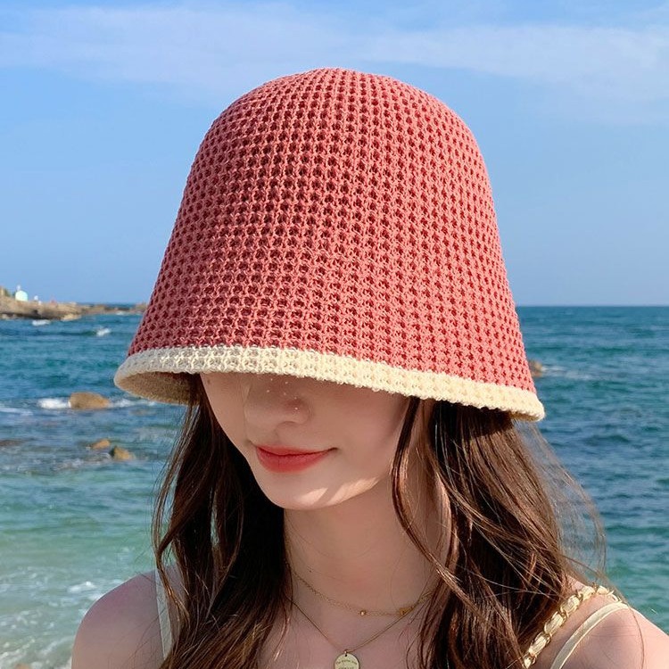 バケットハット 透かし編み 涼しげな夏の日よけ 編み物バケットハット