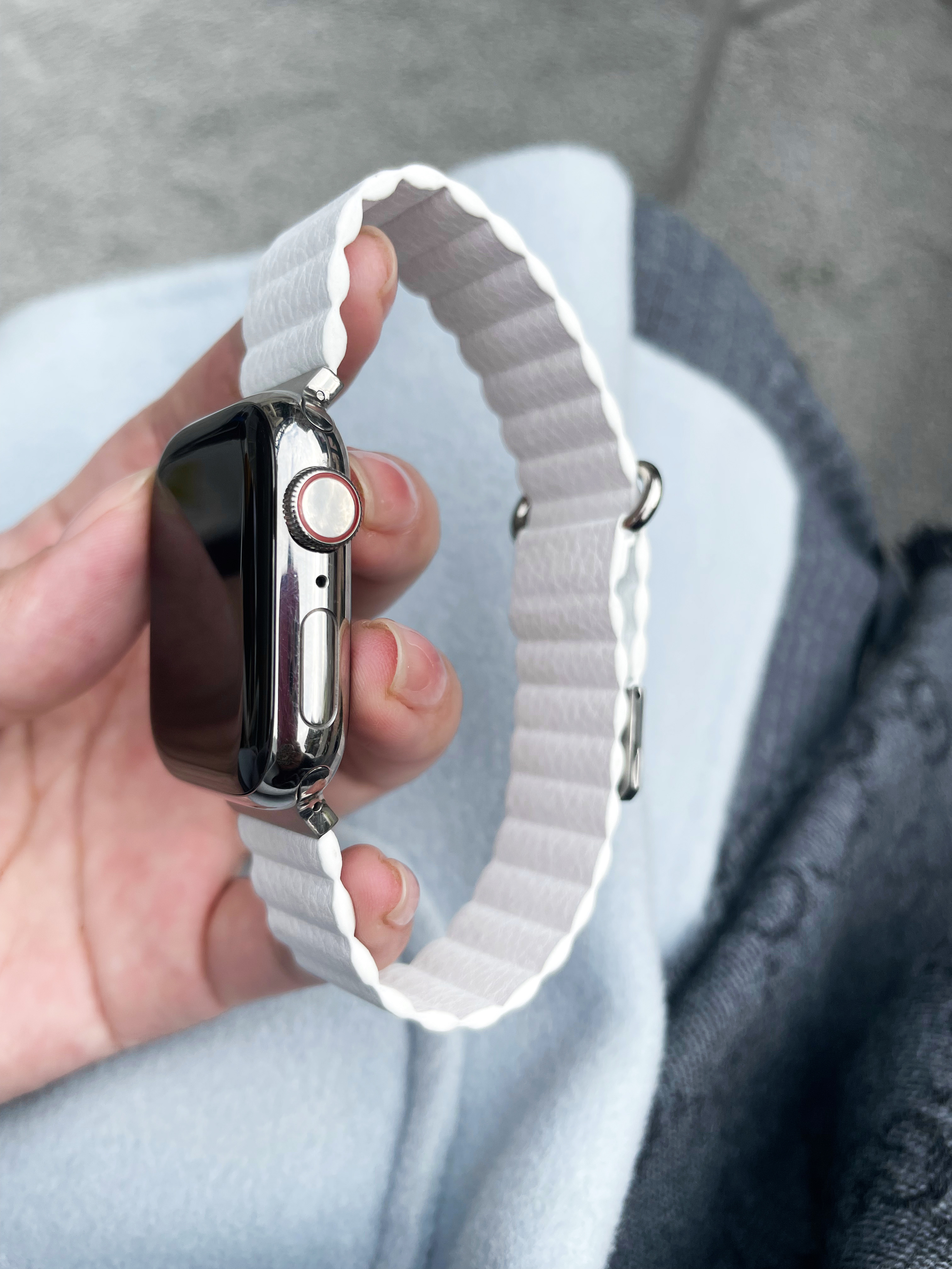 アップルウォッチバンド アップルウォッチバンド しっとり本革マグネットバンド