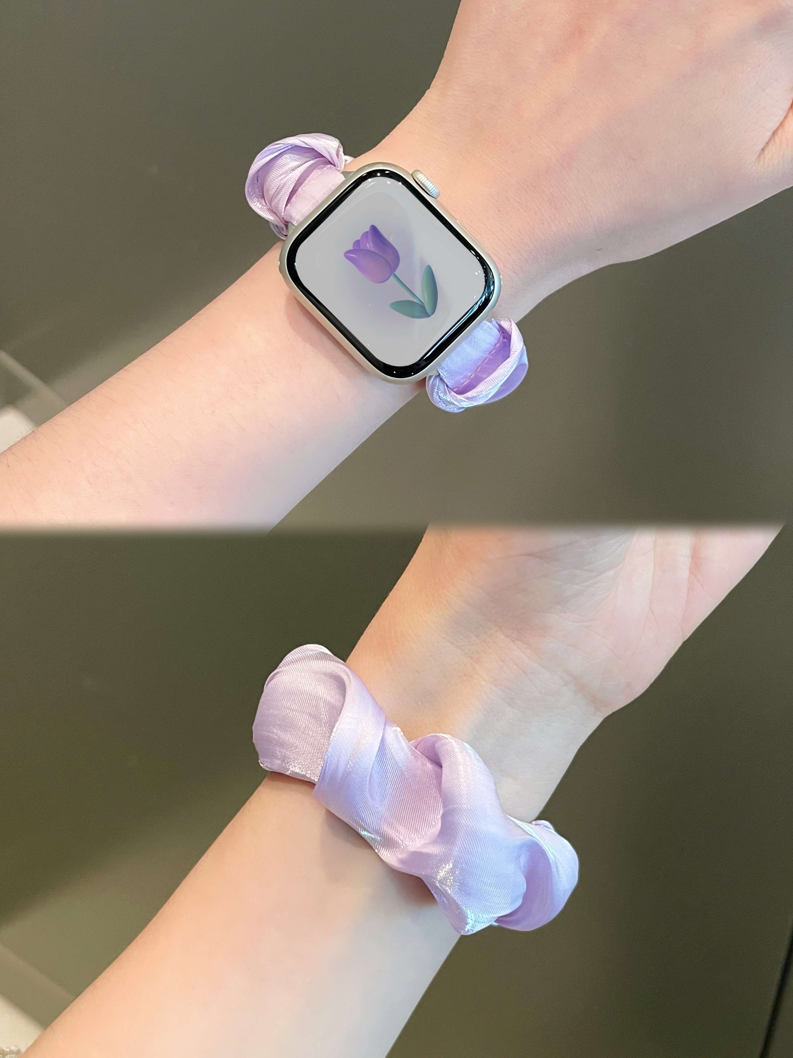 アップルウォッチバンド シュシュスマートウォッチバンド