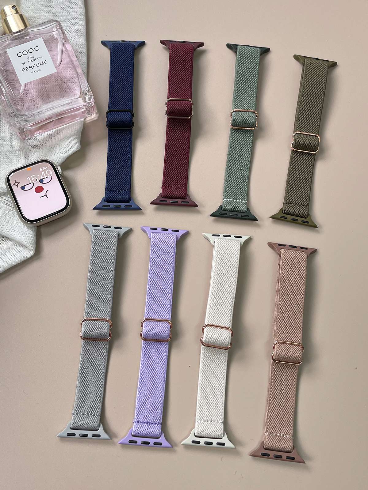 アップルウォッチバンド 伸縮性メッシュバンド