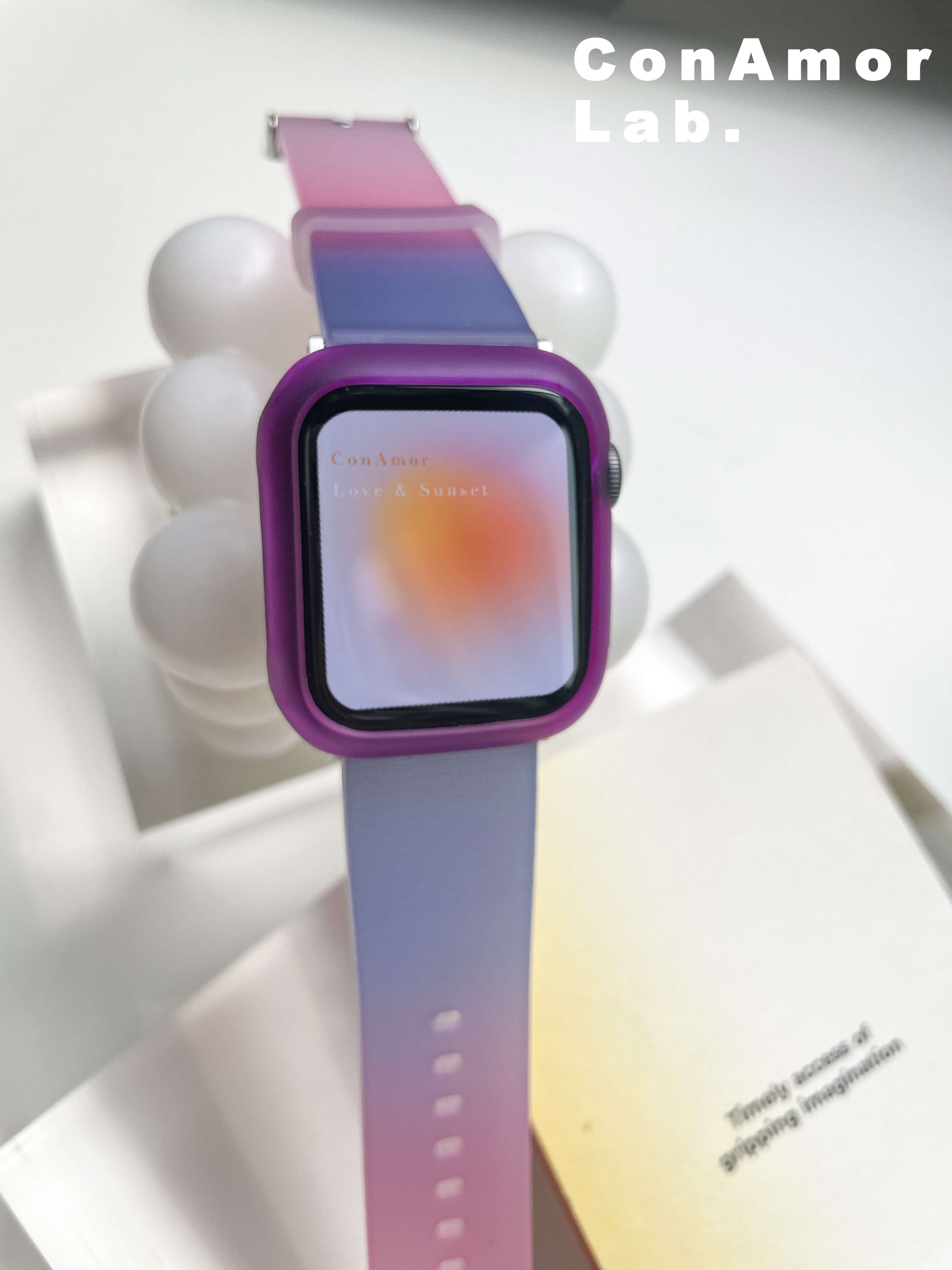 アップルウォッチバンド グラデーションパステル腕時計バンド