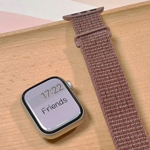 アップルウォッチバンド さわやか編み込みスポーツバンド