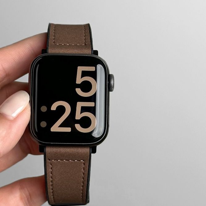 アップルウォッチバンド 上質本革製ミニマルベルト