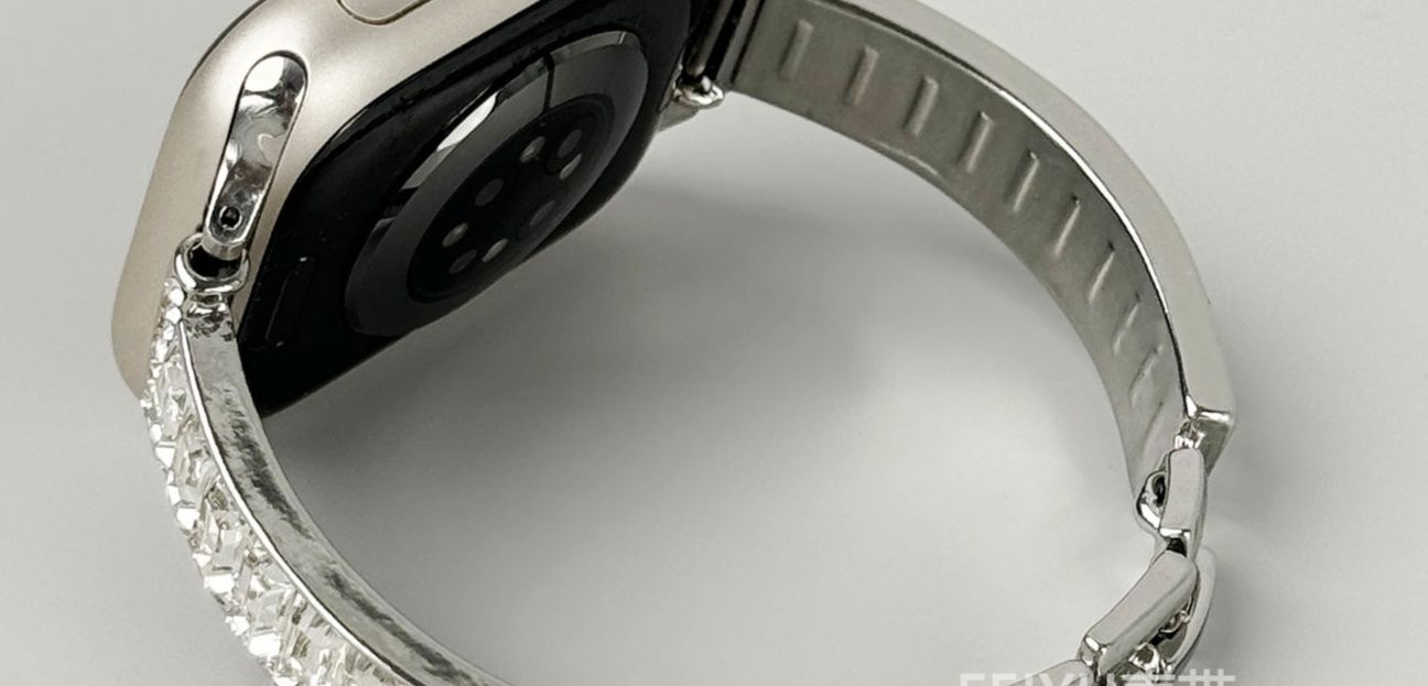 アップルウォッチバンド 煌めき宝石ステンレスバンド