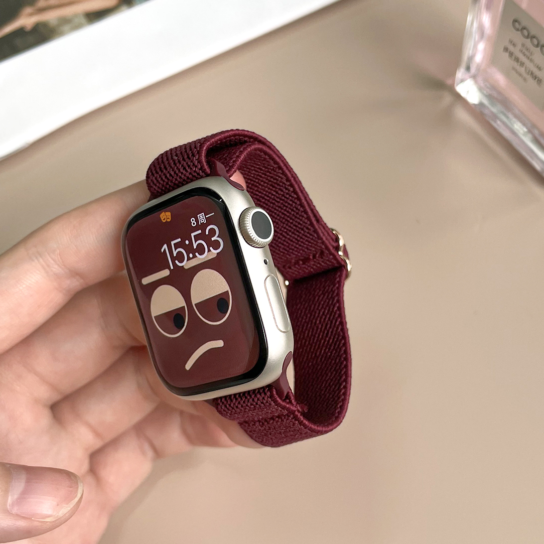 アップルウォッチバンド 伸縮性メッシュバンド