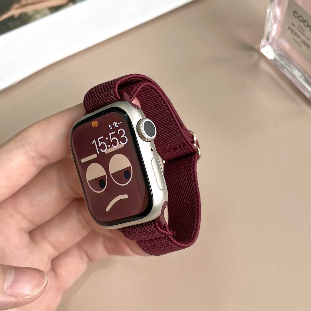 アップルウォッチバンド 伸縮性メッシュバンド