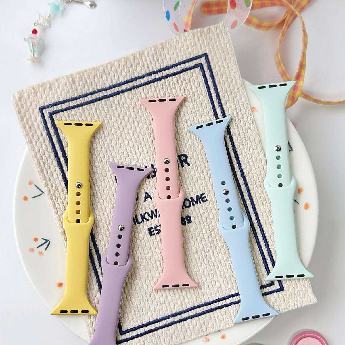 アップルウォッチバンド ソフトシリコン スマートウォッチバンド