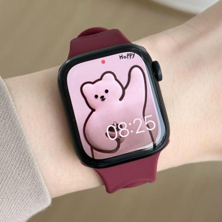 アップルウォッチバンド チェーンデザインシリコンスポーツバンド