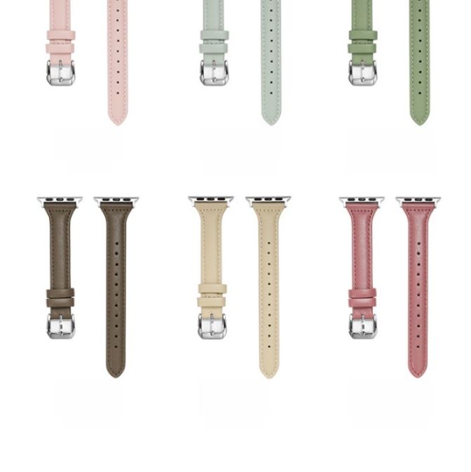 アップルウォッチバンド 本革ステッチデザイン時計替えバンド