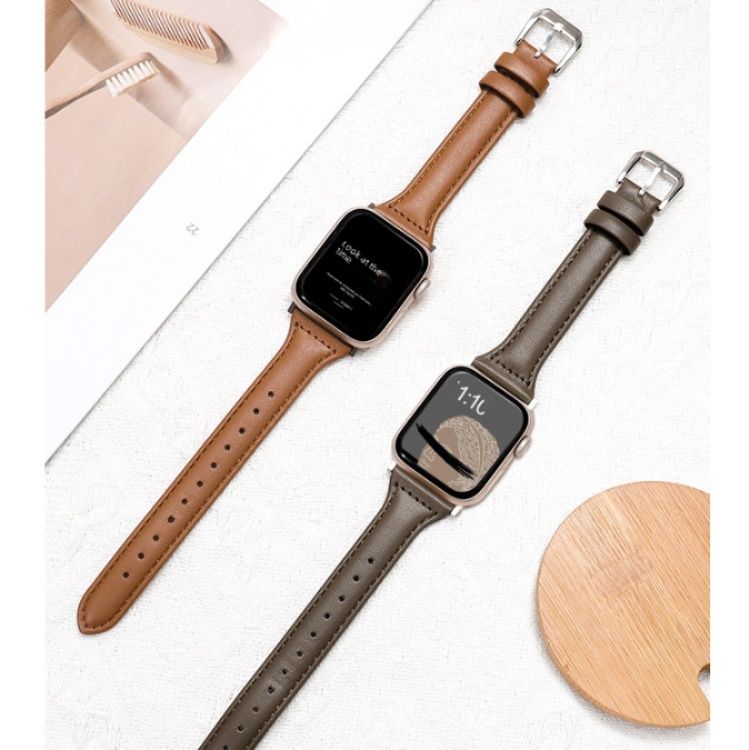 アップルウォッチバンド 本革ステッチデザイン時計替えバンド