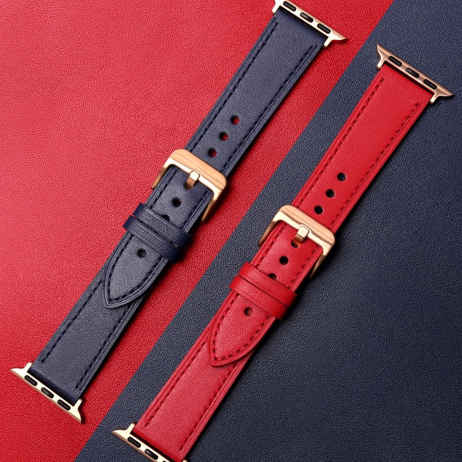 アップルウォッチバンド 頭層牛革柔軟仕上げ本革時計替えベルト