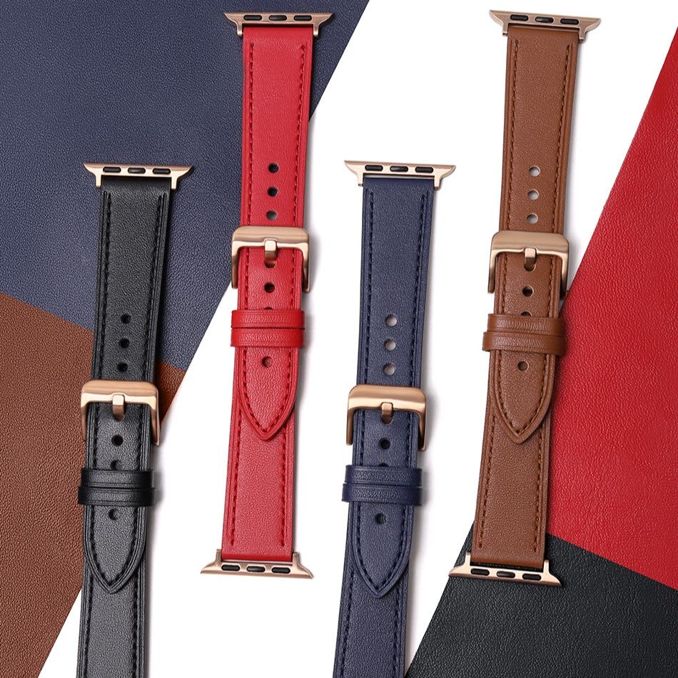 アップルウォッチバンド 頭層牛革柔軟仕上げ本革時計替えベルト