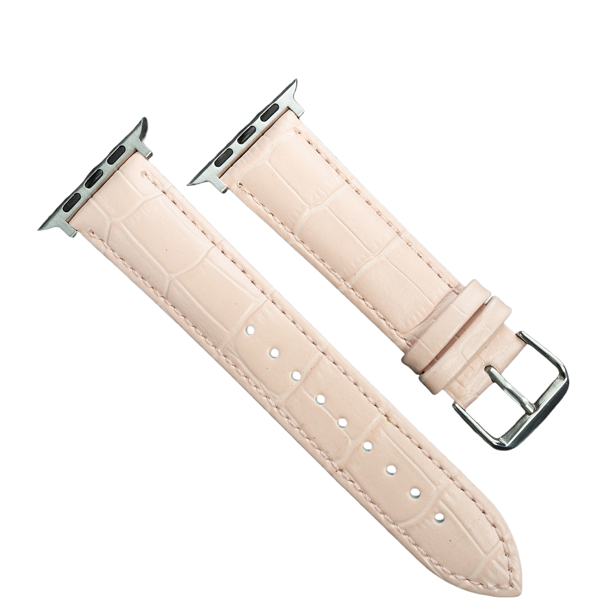 アップルウォッチバンド 型押しクロコダイル柄本革バンド