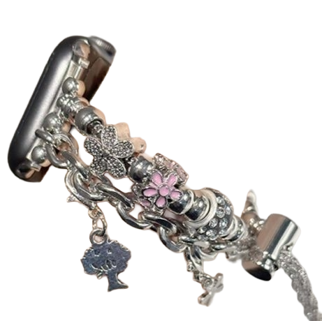 アップルウォッチバンド 宝石風キラキラチャームバンド