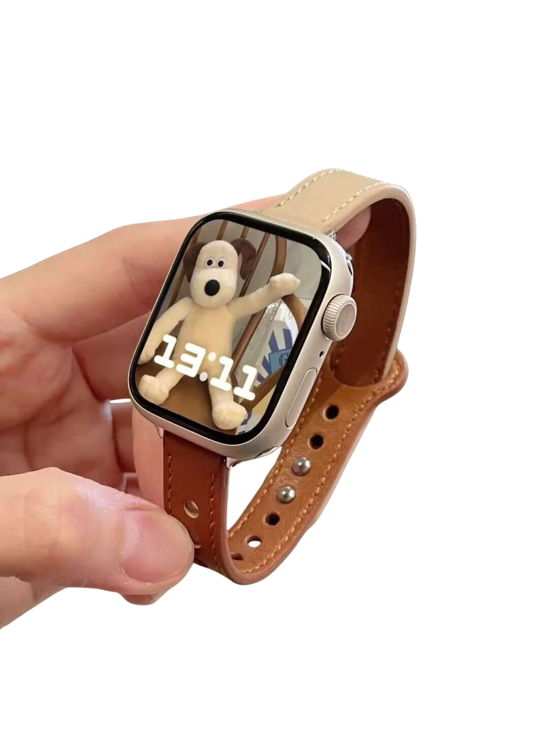 アップルウォッチバンド ディズニーキャラクター レザーバンド