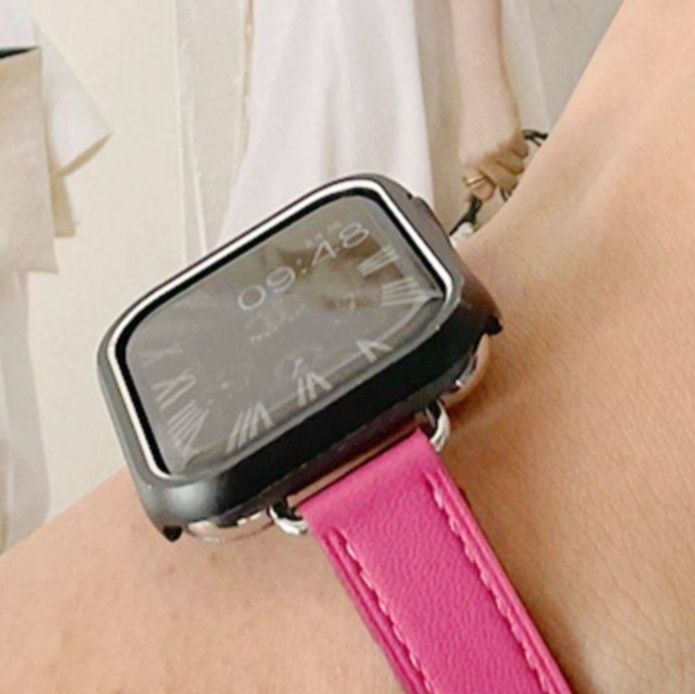 アップルウォッチバンド 上質本革シングルツアー型時計替えバンド