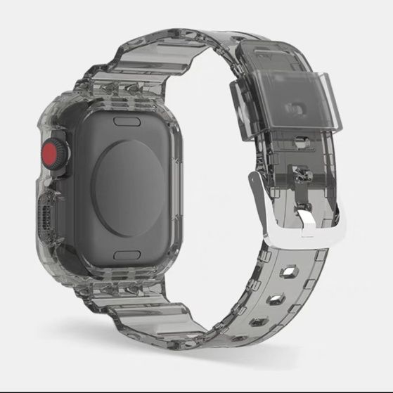 アップルウォッチバンドスポーツ 耐衝撃プロテクションケース一体型スポーツバンド