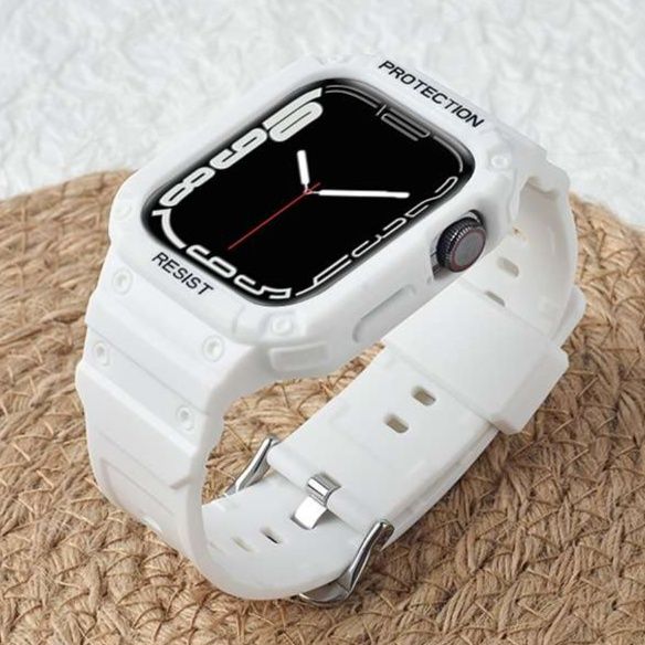 アップルウォッチバンド 耐衝撃保護ケース一体型スポーツバンド