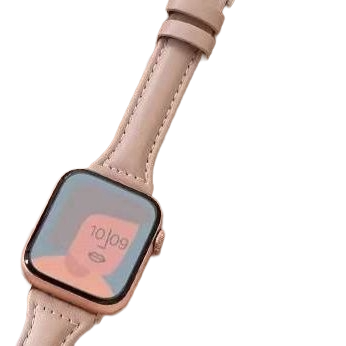 アップルウォッチバンド レザー調スマートウォッチ用交換ベルト