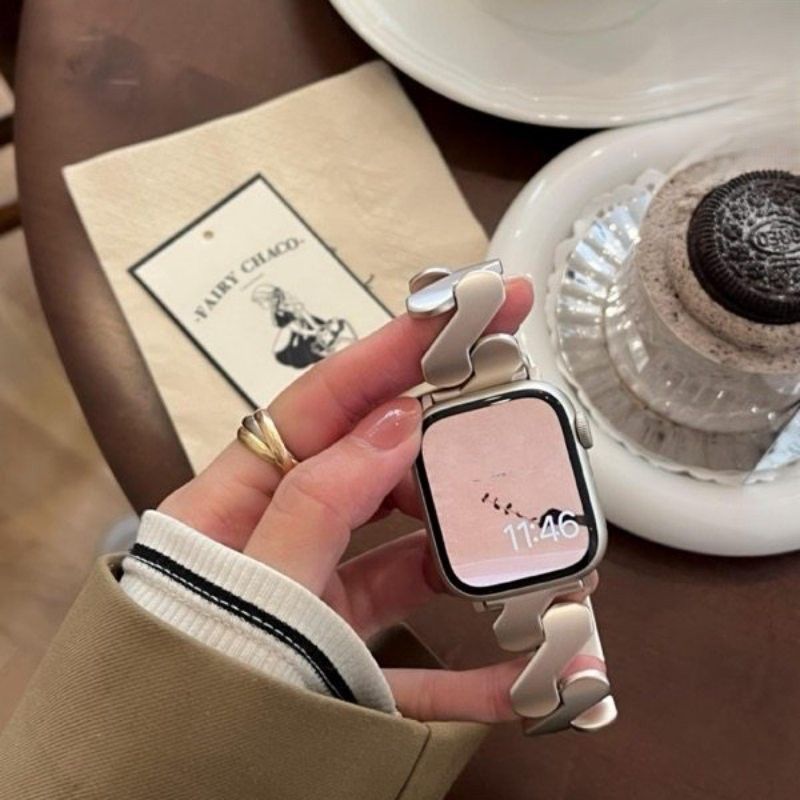 アップルウォッチバンド 高級セラミック製 スマートウォッチバンド