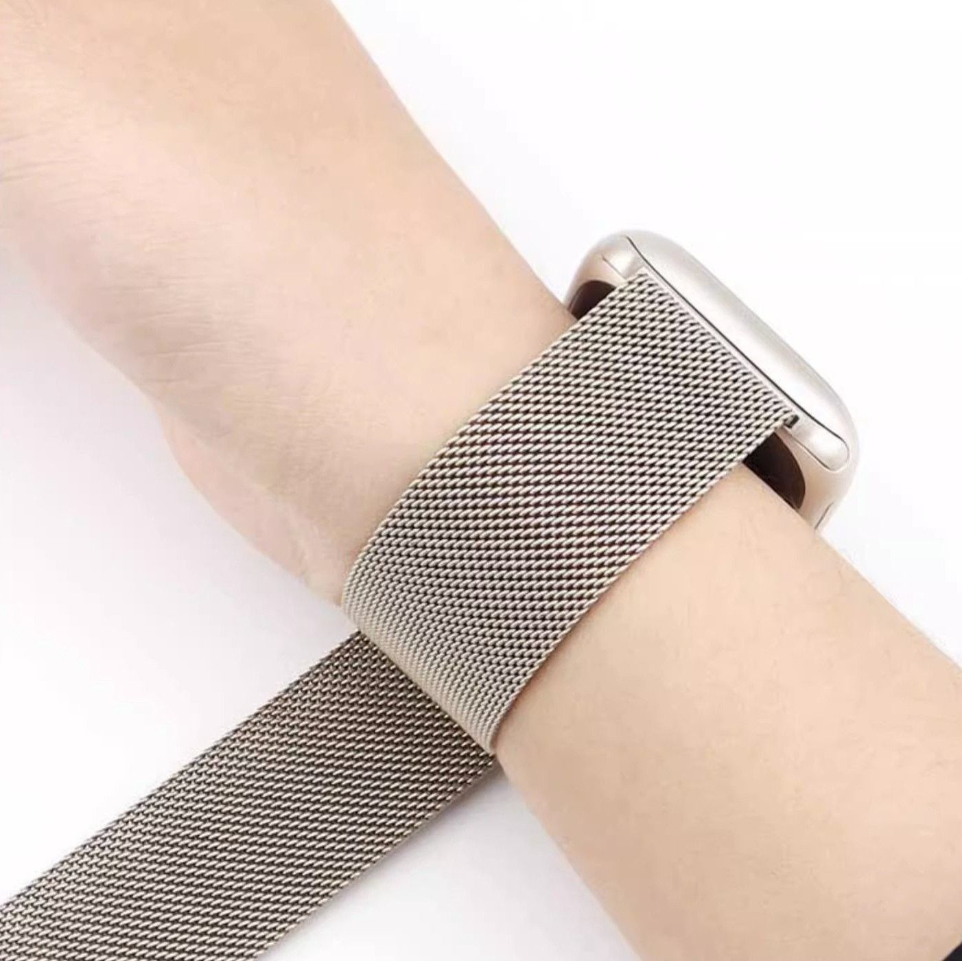 アップルウォッチバンド ミラネーゼバンド メタル 磁気吸着